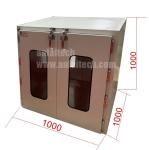 Cean room trolley pass through box