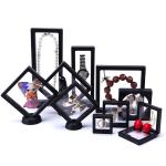Jewelry Display PE Membrane Suspension Box , Transparent Film Floating Jewelry
