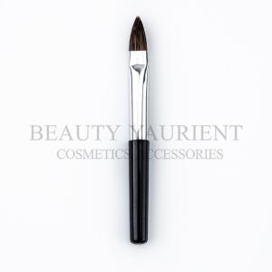 Quality Soft Bristles Disposable Lip Makeup Brush Travel Lip Brush Black Plastic Handle 1.8g wholesale