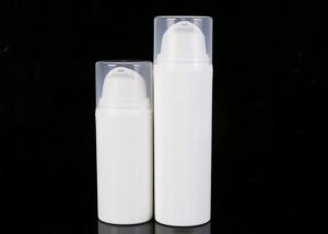 Quality Luxury 30ml Airless Cosmetic Bottles White Plastic Lotion Vacuum Bottle wholesale