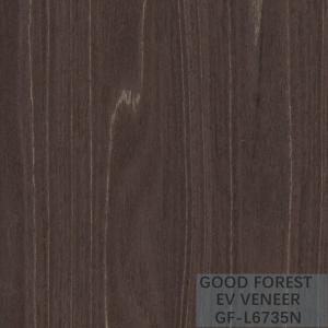 Quality Engineered Wenge Veneer Sheets Recomposed Dark Wood Veneer Sheets wholesale