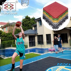 Quality 18mm Polypropylene Modular Sport Tiles Badminton Pickleball Court Tiles wholesale