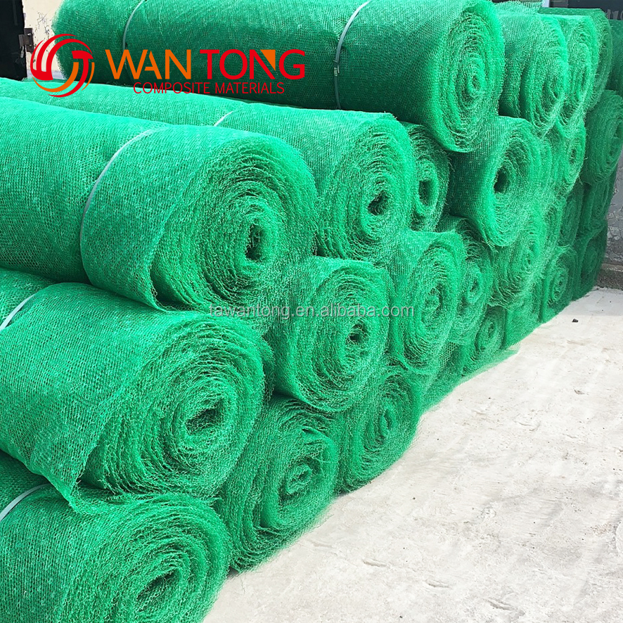 CE/ISO9001/ISO14001 Certified 3D Plastic Drainage Geomat Customized for Erosion Control