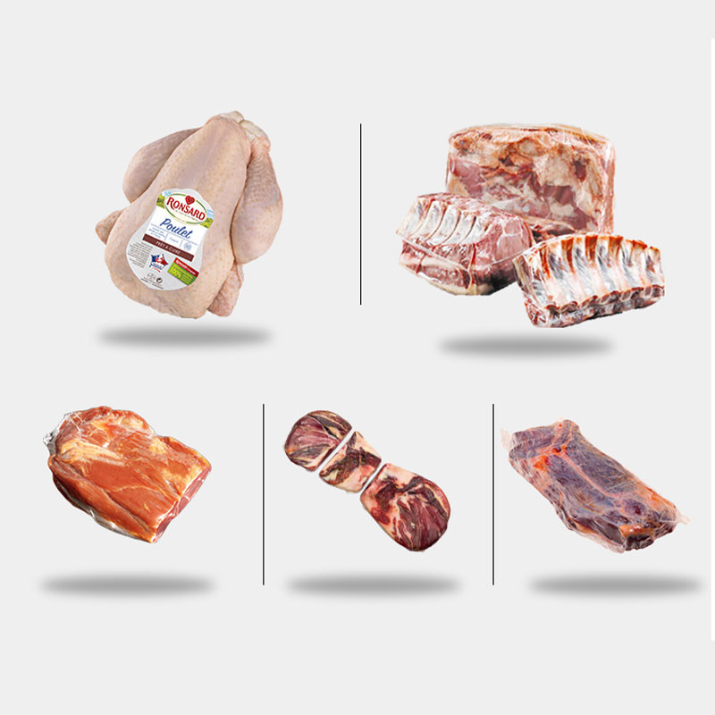 Pa Food Vacuum Plastic Polyolefin Shrink Wrap Bags Clear Transparent