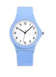 41.5mm Plastic Quartz Watch 3ATM Fashionable Black Plastic