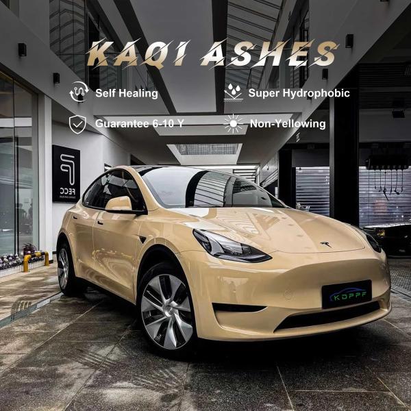 Anti Stain Advanced Color Paint Protection Film Bulk Roll Kaqi Ashes TPU PPF (60