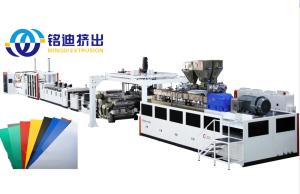 Quality Single Twin Screw Thick Board Production Line PP PE ABS Sheet Extruder 1220-2100mm wholesale