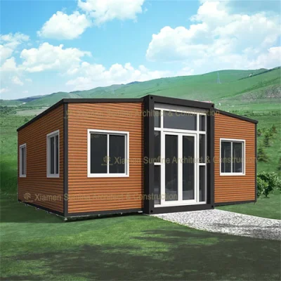 Outdoor Mobile Living 20FT/40FT Modern Luxury Folding Prefabricated Steel Hotel Shipping Container