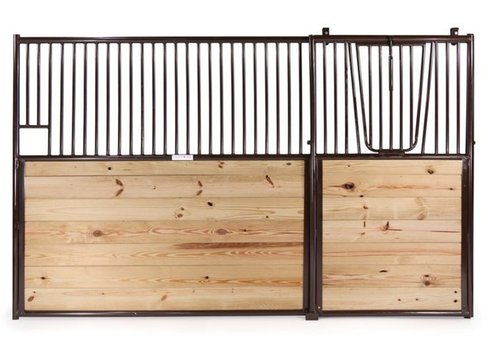 Wood Material Horse Stall Fronts Customized Front Panel Hardwood Horse Stable
