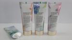 Coating Aluminum Cosmetic Packaging Oval Tube Silkscreen Printing On Silver Cold