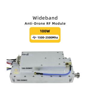 Quality 1500-2500mhz Anti Drone Lora Module Counter Fpv Module 300-6000mhz 100W anti drone system anti fpv 250-400mhz 50W 100-1100mhz wholesale