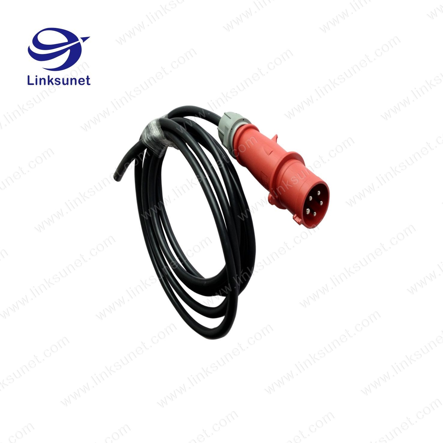 Large Current 16A/32A/63A/125A red / blue dircular connectors and OLFLEX CLASSIC 110H Wiring Harness