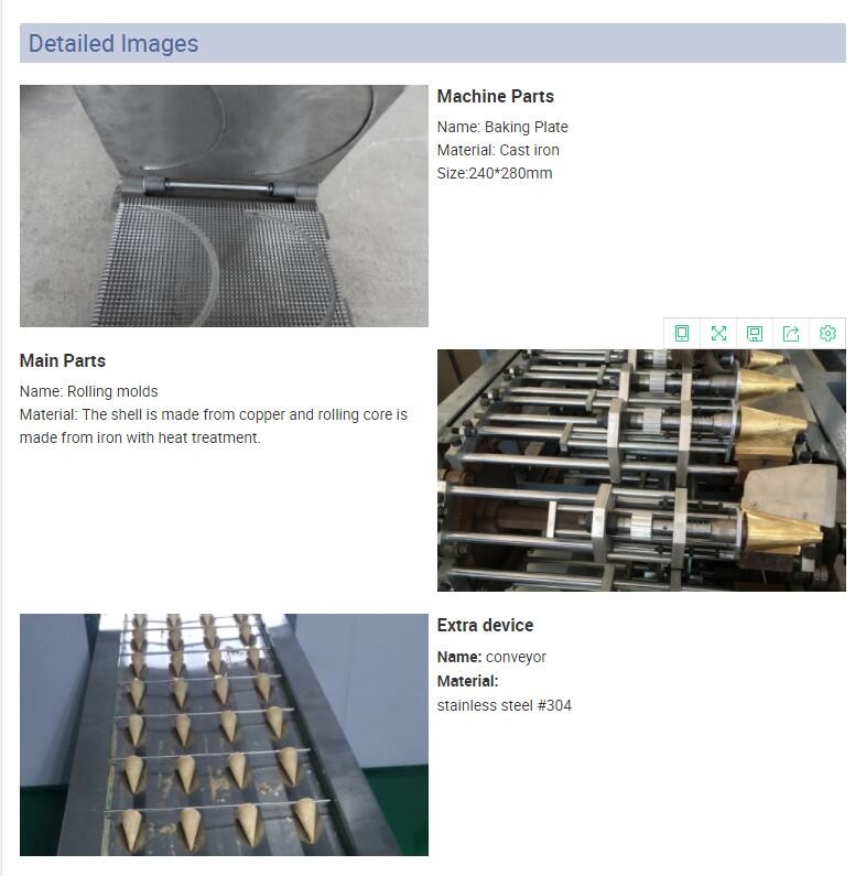 39 Baking Plates 7m Long Pressed Wafer Bowl Production Line