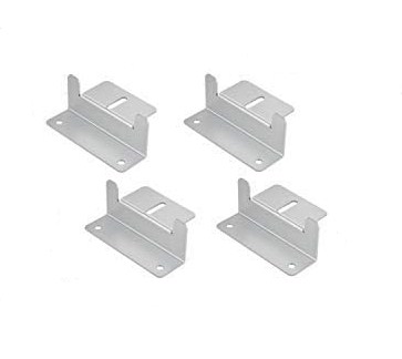 Powder Coating Solar Panels Mounting Z Brackets Mounts Kit for RV Boat Off Grid Roof