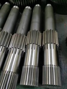 Quality Alloy Steel Transmission Gear Shaft And Involute Spline Shaft AISI 8620 420mm wholesale