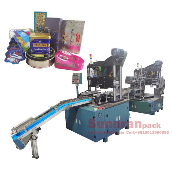 Cheap Decorative Tin Box Making Machine For 200mm Can 40CPM CE Certificate for sale