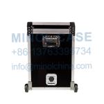 Aluminum Fireproof Transport Flight Road Case With Wheels