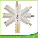 Disposable 21cm Natural Tensoge Bamboo Chopsticks; Open Paper Packing
