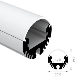 Quality Exhibition Booth H19.8mm Round LED Profile IP44 K48 W20mm wholesale