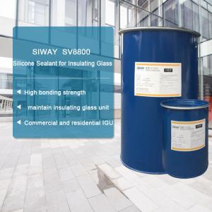 Quality High Modulus Black Silicone Adhesive Sealant For Insulating Glass Sv-8800 wholesale