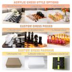 Luxury Mirror Deluxe Gold Acrylic Dominoes Set