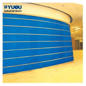 Quality Custom Fire Rated Roll Up Doors Inorganic Fabric Automatic 0.75KW wholesale