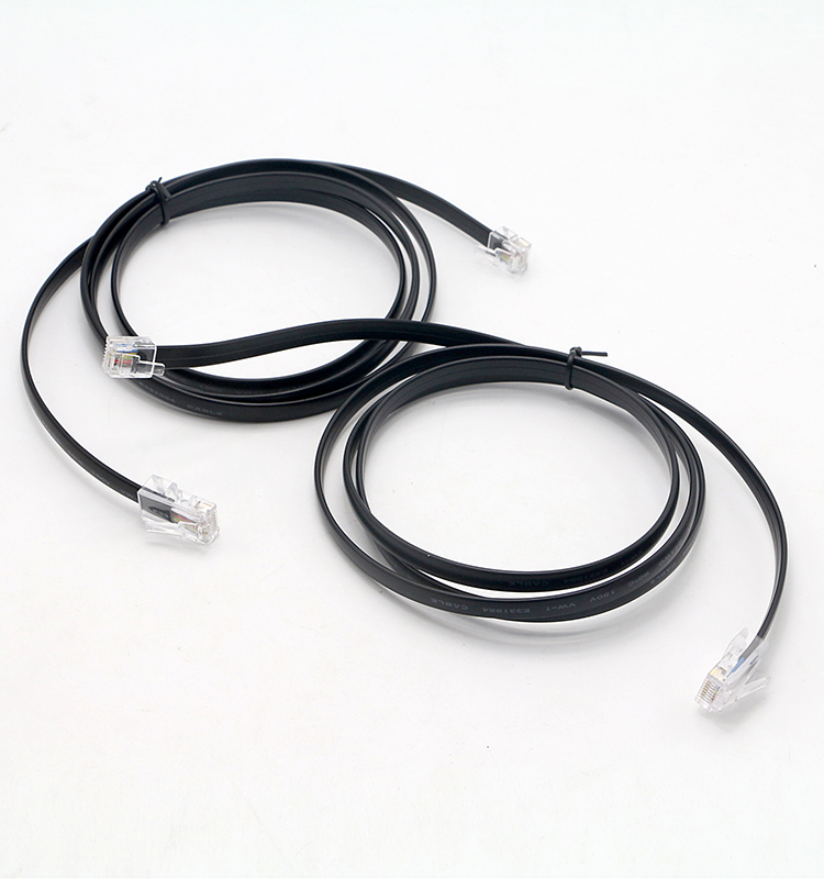 Custom PIN Connection RJ45 8P8C to RJ11 6P4C Telephone ADSL Modem Wan Cable