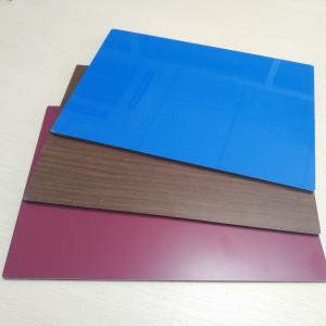 Quality Wood Grain Corrugated Composite Panels , Aluminium Composite Panel Grandland Decorative wholesale