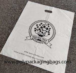 Quality Gravure Printing 60 Micron Patch Handle Plastic Bags wholesale