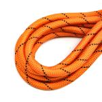 Poly Black Orange Black Reflective Rope Shoelaces 3/8" 1/4" 10mm Soft For Bag
