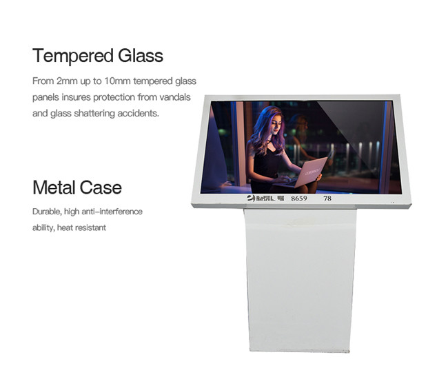500nits Multi Touch Kiosk Restaurant Touch Screen Ordering System
