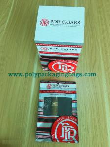 Quality OPP/PE Laminated Cigar Humidor Bags with display box wholesale