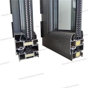 Quality Highly Toughened Aluminum Sliding Window With Polyamide Extrusion Heat Insulation Strip wholesale