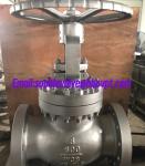 WCB cast steel metal seal globe valve 6'' and 8''