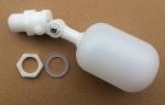3/8'' Plastic Ball Float Valve , White Loft Tank Ballcock Valve