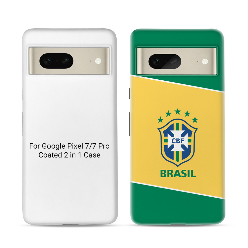 Customized Logo Glossy Matte 3D Sublimation 2 In 1 Phone Case For Google Pixel 7 P