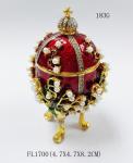 Enameled Easter Egg Jewelry Box wholesale easter egg metal Faberge Egg Jewelry