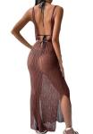 Small Quantity Clothing Factory Solid Color Knitted Suspenders Dress Beach