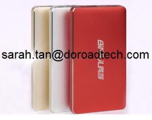 Quality Factory Direct Hot Selling 12000mAh Fashionable Portable Ultrathin Metal Power Bank wholesale