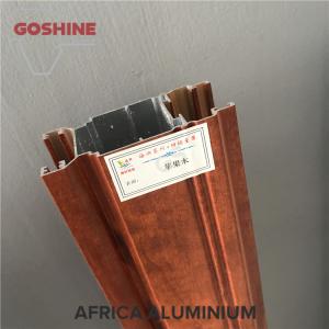 Quality China aluminum extrusion factory produce new design aluminum profile wooden grain wholesale