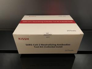 Quality Whole Blood Neutralizing Antibodies Test Kit Colloidal Gold Immunochromatography Assay wholesale