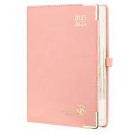 PU Lether Custom Academic Planner A5 Size Daily Agenda Monochrome Inner Pages