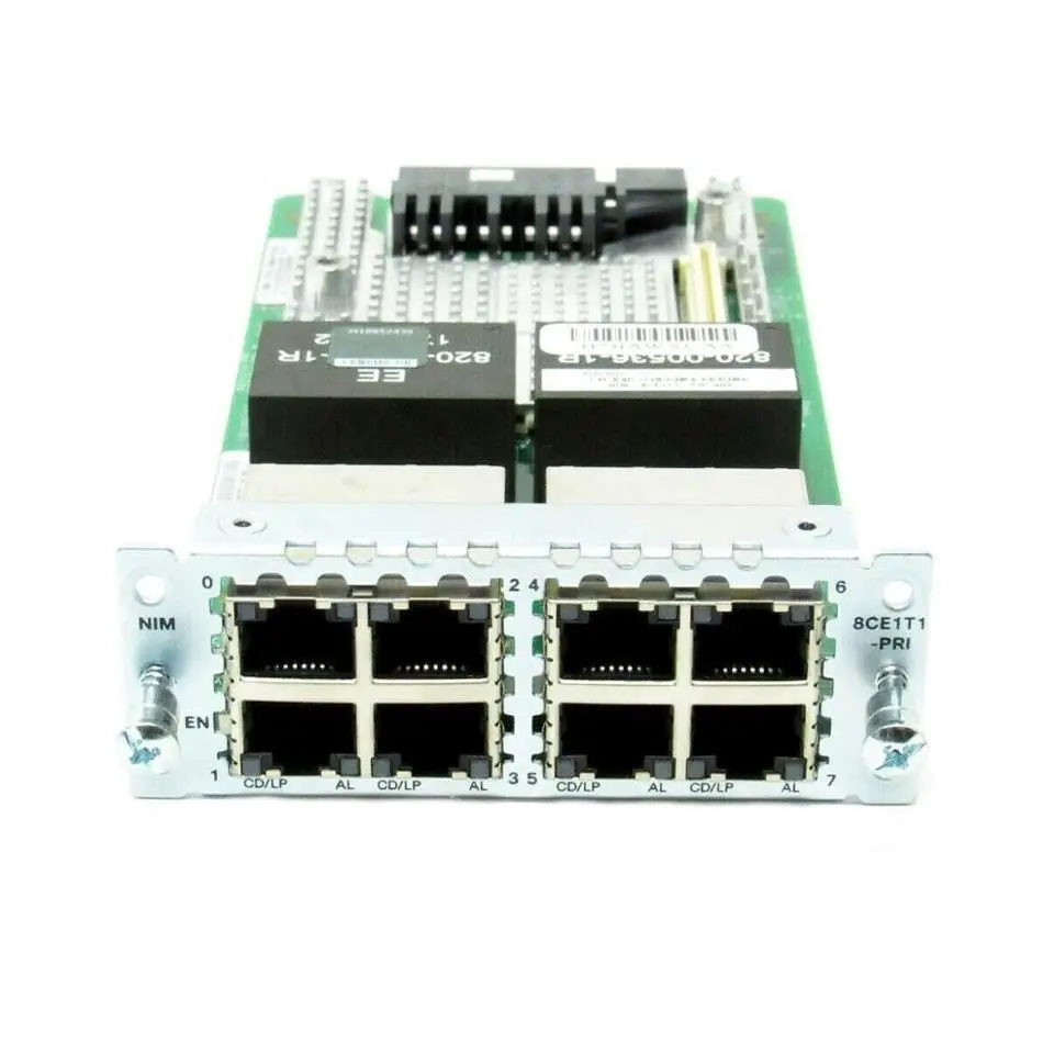 NIM-8CE1T1-PRI 8 Port Network Interface Module for Your Network Optimization and Expansion
