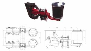 Quality Economical Spring Leaf Type Trailer Air Suspension Long Life Working Time wholesale