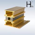 ISO9001 Fadeless Metal Frame Profiles , HPB58-3 Window Frame Trim