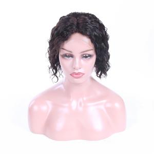 Quality Natural Looking Virgin Hair Lace Wigs / Short Full Lace Human Hair Bob Wigs wholesale