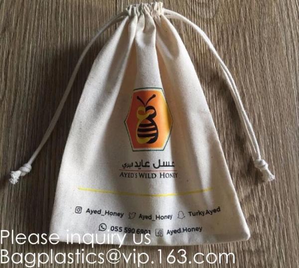 Christmas, Birthday, Weddings,Eusable Cotton Grocery Bags, Beach Bags,Storing Jewelry Bags,Herbs Or Spices REUSABLE NATU