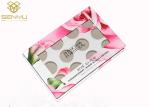 1200g Grey Custom Cosmetic Packaging Boxes Luxury Cardboard Eyeshadow Packaging