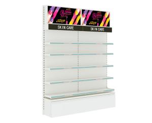 Quality Professional Makeup Display Stands / Wall Mounted Cosmetic Display Showcase wholesale