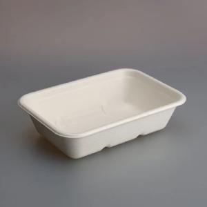 Quality Disposable 550ml Sugarcane Bagasse Box Biodegradable Food Container With Lid wholesale